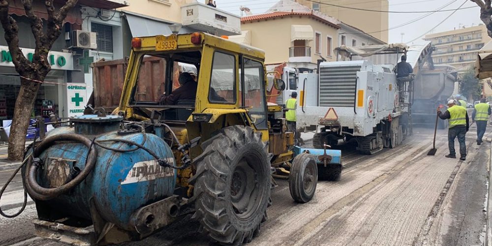 Χανιά: Εργασίες ανακατασκευής ασφαλτοτάπητα στην παλιά πόλη – Δείτε που και πότε
