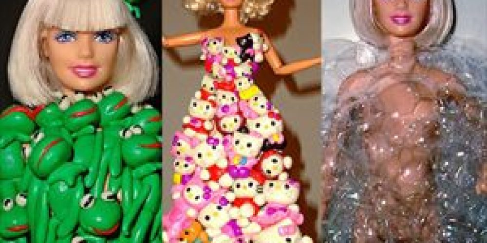 Η Barbie ντυμένη με ρούχα Lady Gaga