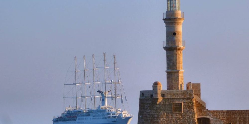 Ξανά στα Χανιά το μεγαλύτερο ιστιοφόρο κρουαζιερόπλοιο Club Med 2 (Photos)