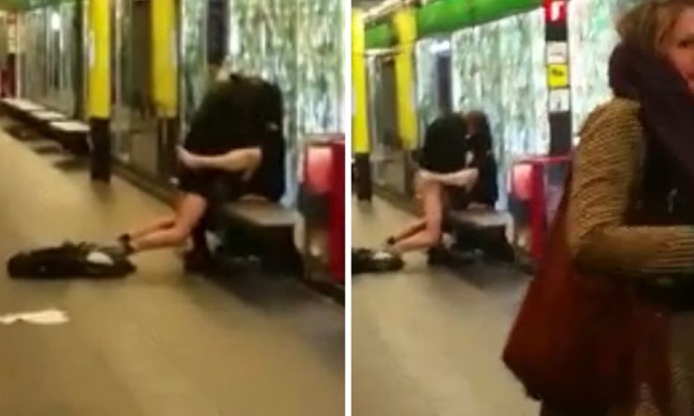 Απίστευτο: Έκαναν σεξ σε σταθμό μετρό μπροστά σε δεκάδες επιβάτες - Δείτε το βίντεο