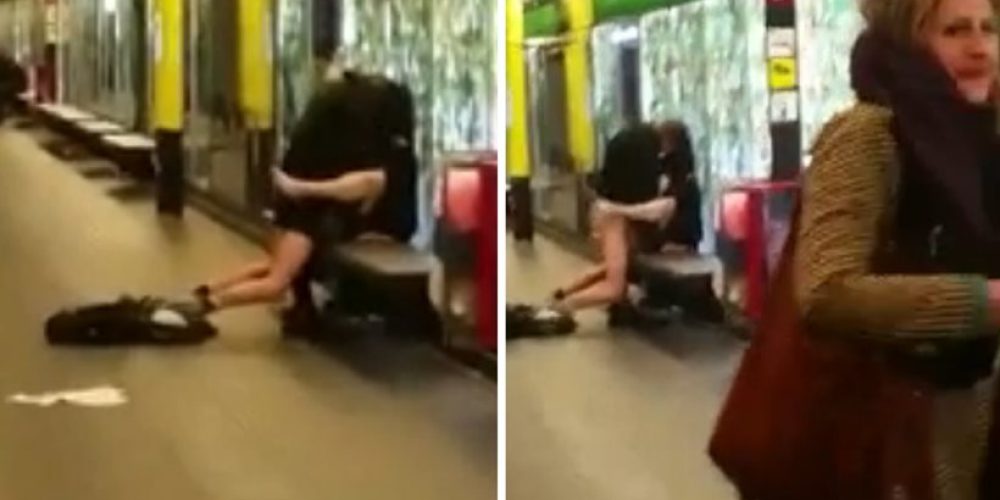 Απίστευτο: Έκαναν σεξ σε σταθμό μετρό μπροστά σε δεκάδες επιβάτες – Δείτε το βίντεο