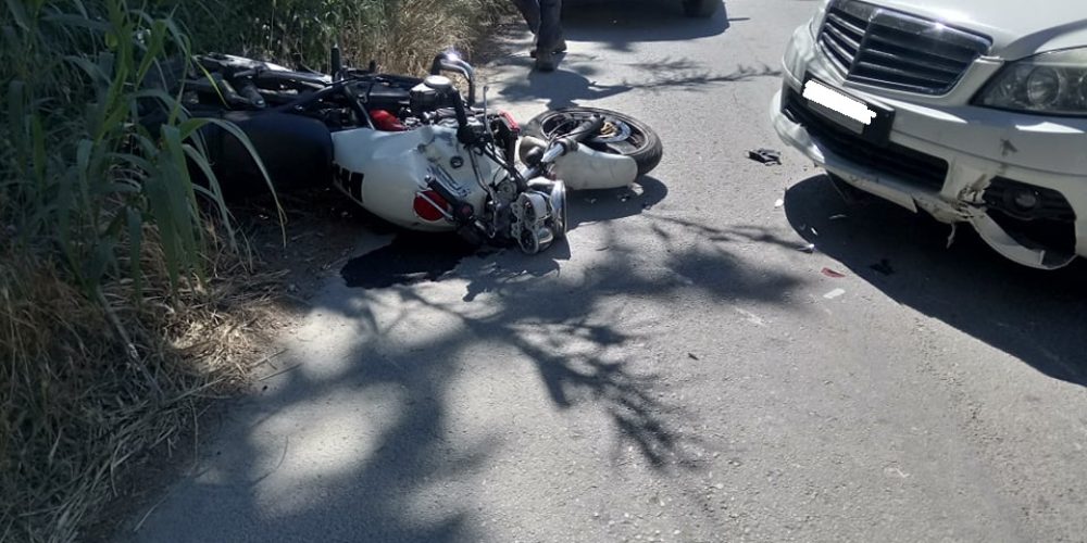 Χανιά: Στο Νοσοκομείο μοτοσικλετιστής μετά από τροχαίο (φωτο)