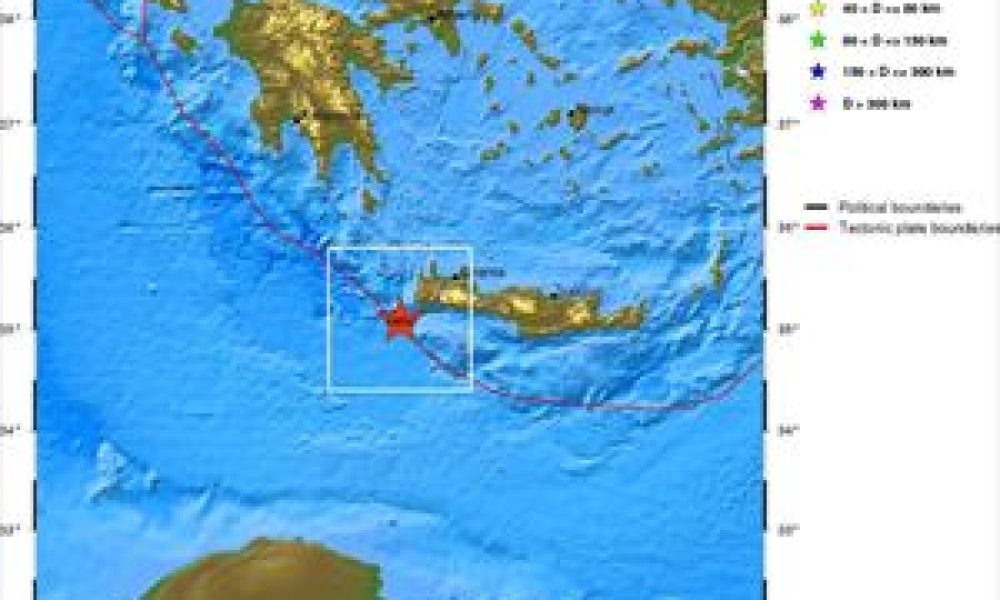 Μπαράζ σεισμών τα ξημερώματα στην Κρήτη