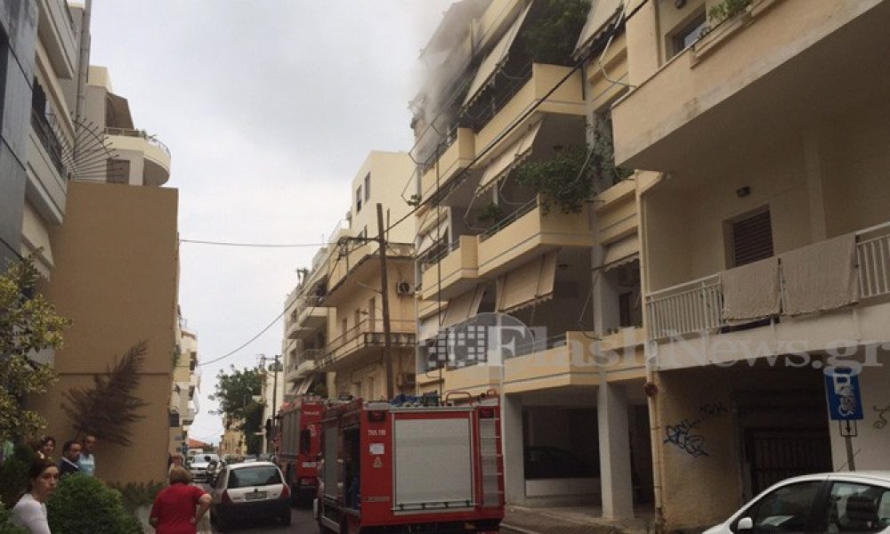 Πυρκαγιά σε διαμέρισμα πολυκατοικίας στο κέντρο των Χανίων