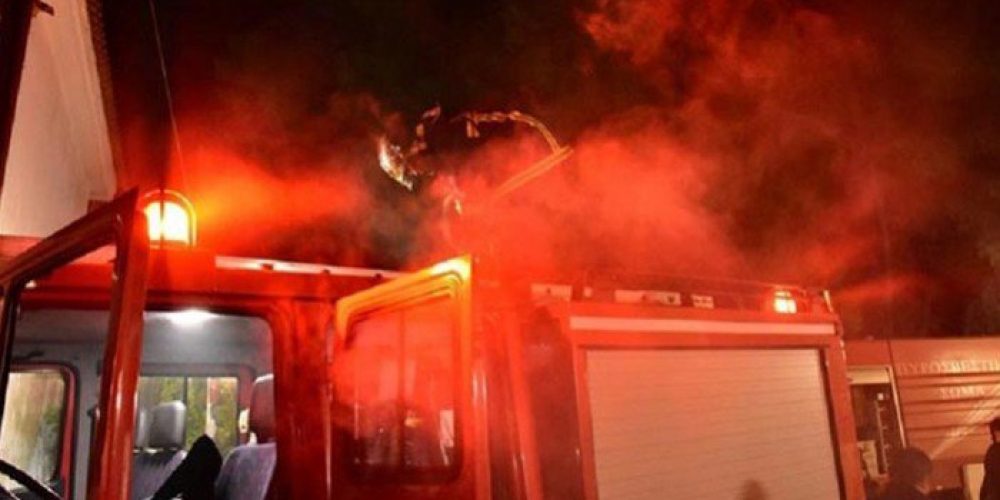 Χανιά: Κάηκε ολοσχερώς φορτηγό τα ξημερώματα