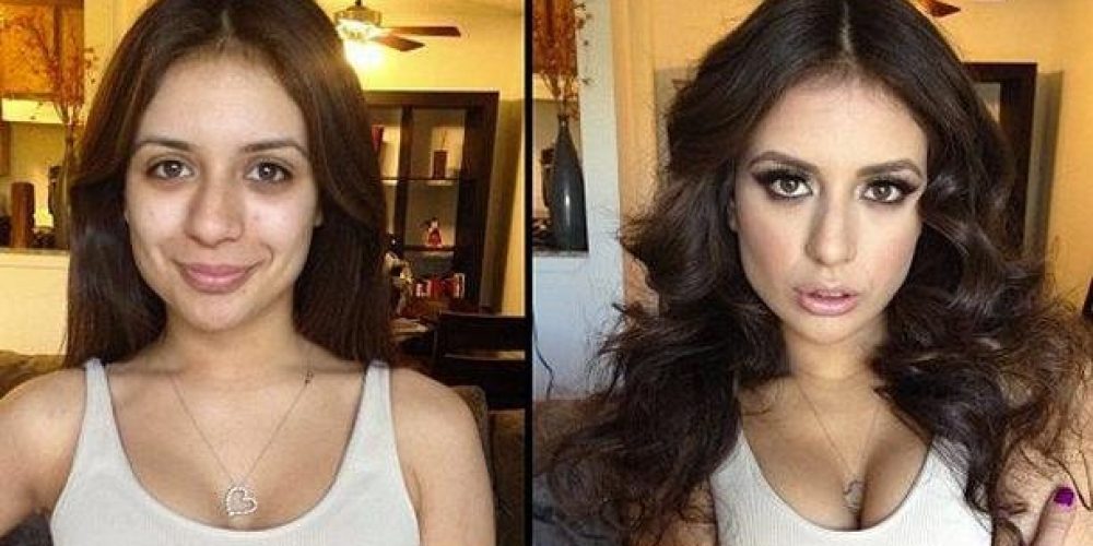 12 Πορνοστάρ πριν και μετά το μακιγιάζ