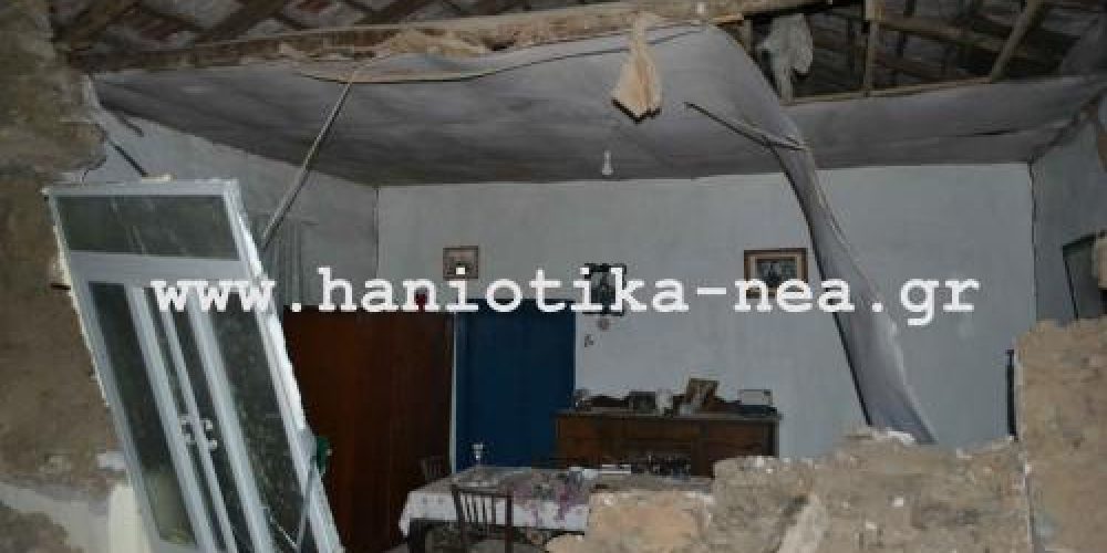 Κατέρρευσε τμήμα σπιτιού στα Χανιά – Μπαράζ μετασεισμών με το ισχυρό χτύπημα του εγκέλαδου στη Κρήτη (video)