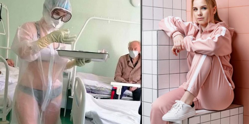 Η viral Ρωσίδα νοσοκόμα με τα εσώρουχα έγινε μοντέλο (φωτο)