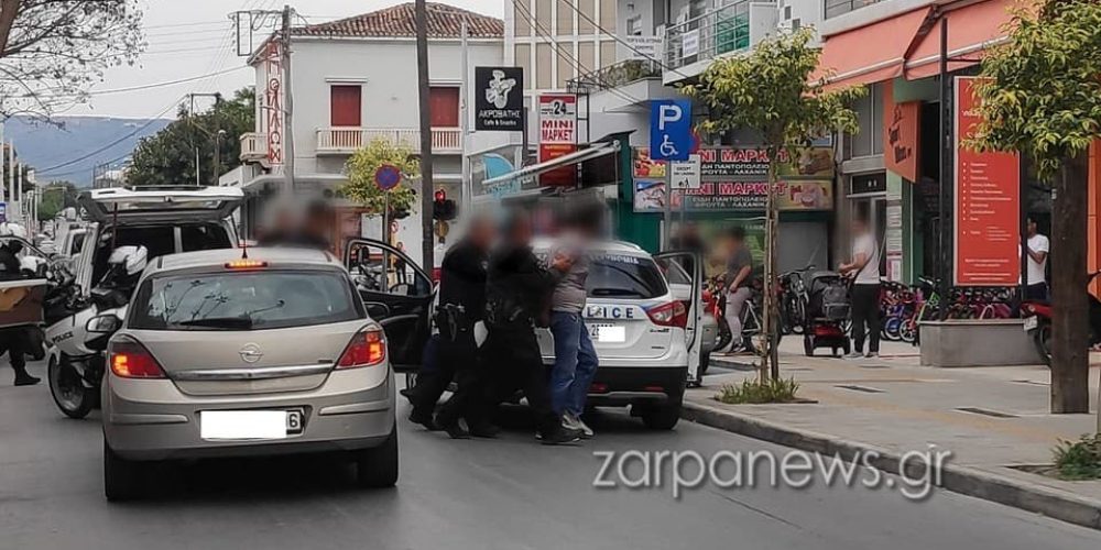 Χανιά: Επεισοδιακή σύλληψη στο κέντρο της πόλης μέρα – μεσημέρι (φωτο)