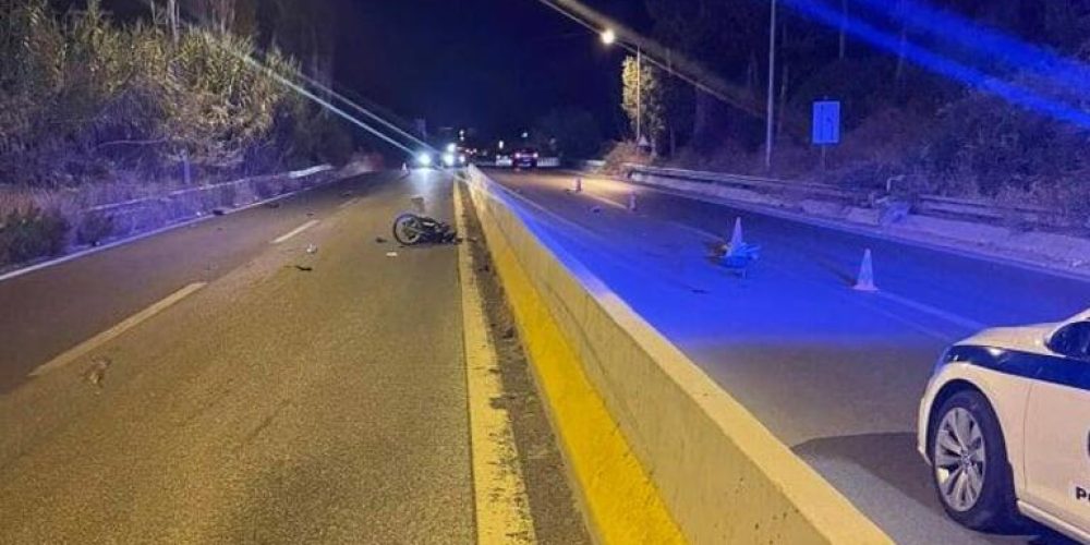 Κρήτη: Νεκρός οδηγός μοτοσυκλέτας μετά από τροχαίο στην εθνική οδό (φωτο)