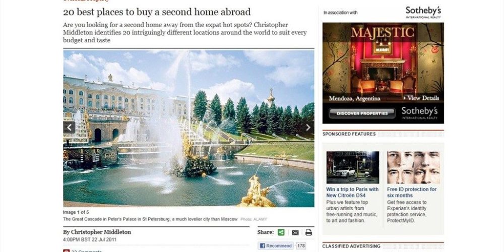 Τα Χανιά σε λίστα της Telegraph με τις 20 καλύτερες περιοχές για real estate στον κόσμο
