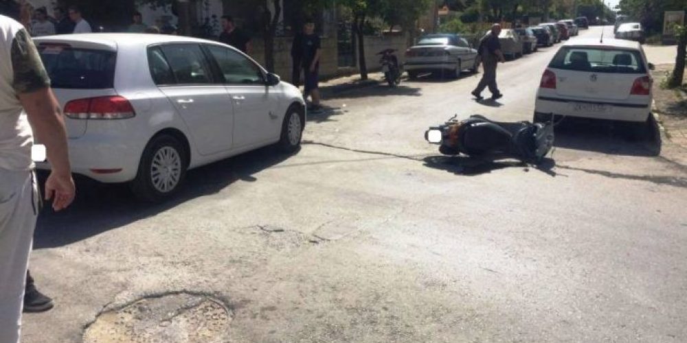 Χανιά: Τροχαίο με ενοικιαστικό μηχανάκι Τραυματίστηκε η οδηγός του δικύκλου (Photos)