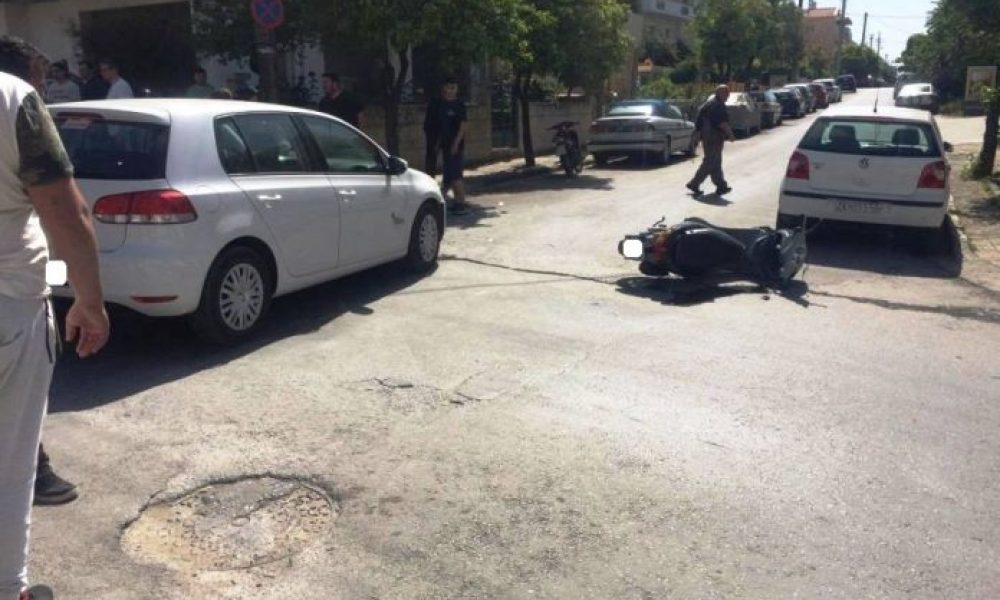 Χανιά: Τροχαίο με ενοικιαστικό μηχανάκι Τραυματίστηκε η οδηγός του δικύκλου (Photos)