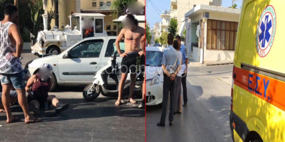 Απανωτά τροχαία στα Χανιά – Δύο τραυματίες σε δύο ατυχήματα μέσα σε λίγα λεπτά (Photos)