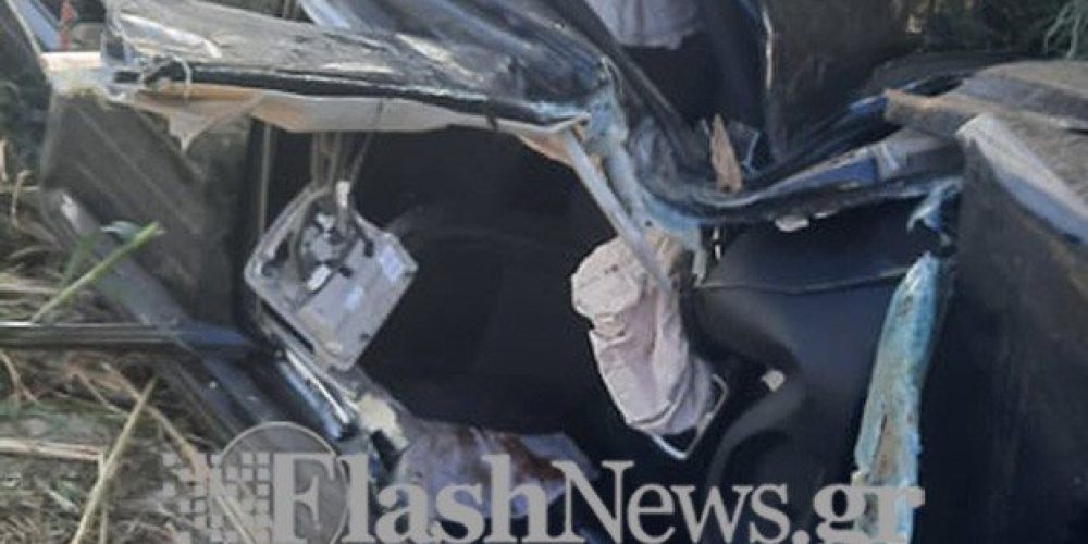 Χανιά: Σοβαρό τροχαίο ατύχημα στην εθνική οδό – Δυο πολυτραυματίες (φωτο)