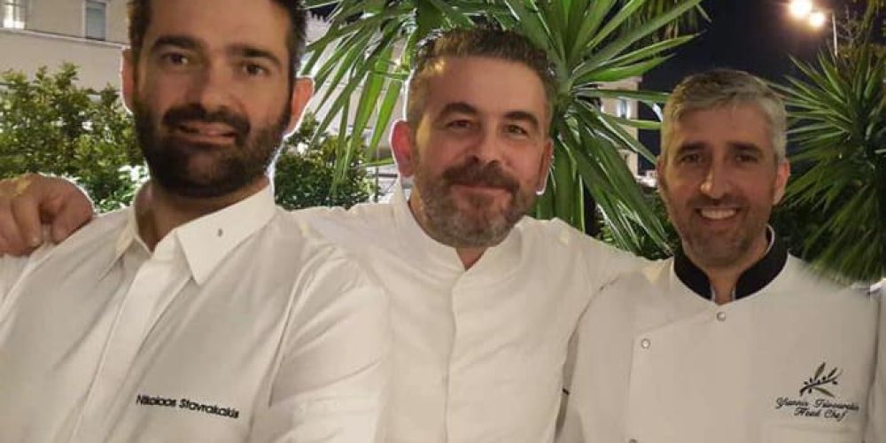 Τι γυρεύουν τρεις Χανιώτες σεφ στην Γαλλική Πρεσβεία;
