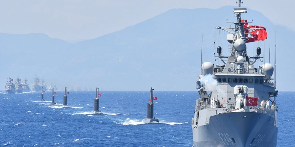 Μήνυμα του τουρκικού πολεμικού ναυτικού ότι… κάνει κουμάντο στο Αιγαίο και στη ανατολική Μεσόγειο!