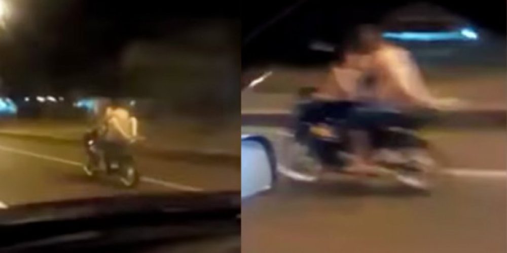 Μερακλής έκανε σεξ πάνω σε μηχανάκι σε εθνική οδό! (video)