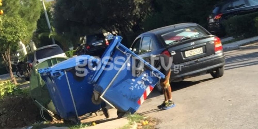Ελληνίδα τηλεπερσόνα ψάχνει τώρα στα σκουπίδια