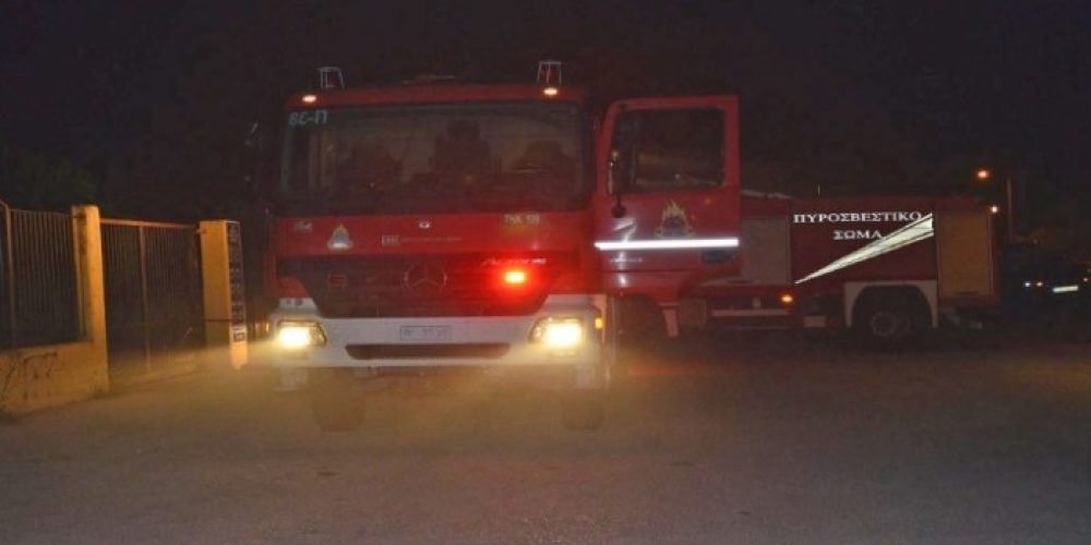 Κινητοποίηση της Πυροσβεστικής για φωτιά στη Χαλέπα