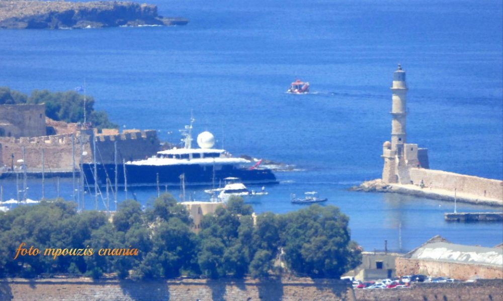 Galileo G-Ένα απίθανο super yacht στο λιμάνι των Χανίων (φωτο)