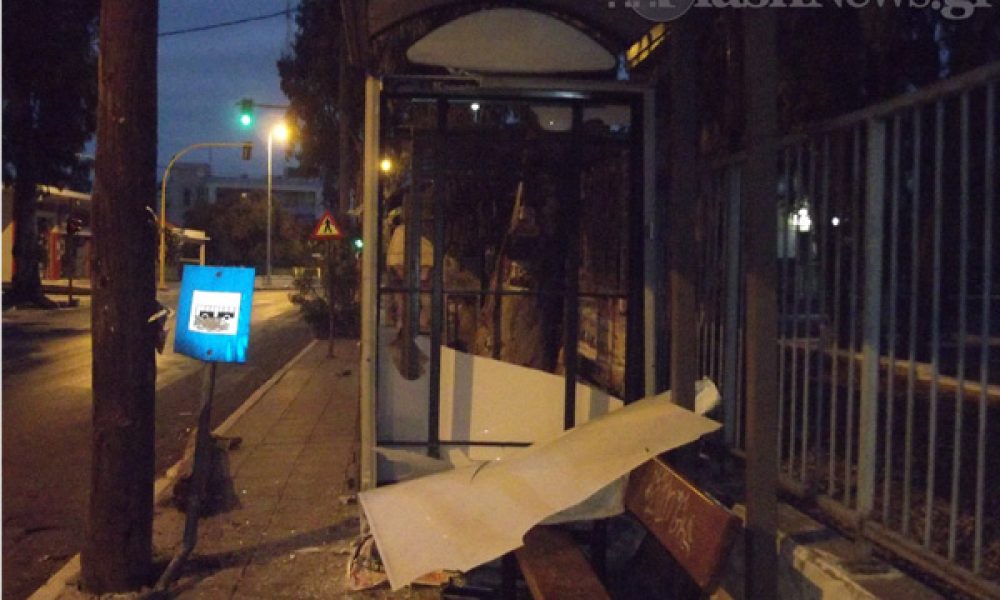 Χανιά: Τροχαίο ατύχημα στη Λεωφόρο Σούδας στα Χανιά - Οδηγός τα πήρε όλα και έφυγε (φωτο)