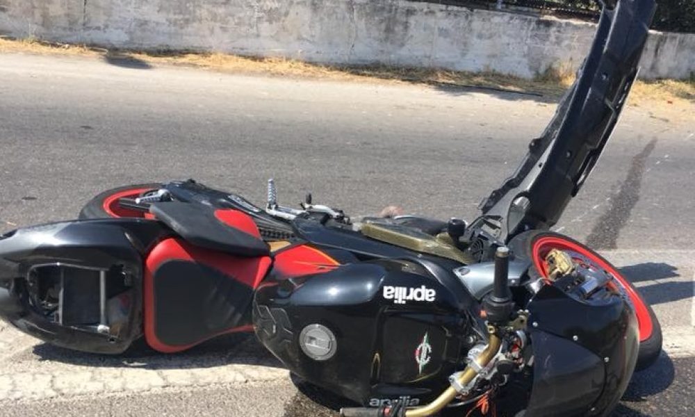 Νέο τροχαίο με τραυματία οδηγό μοτοσικλέτας στα Χανιά (φωτο)