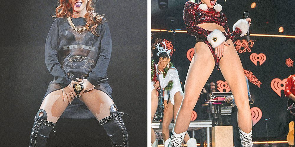 Rihanna Vs Miley: Ποια τα πετάει καλύτερα;