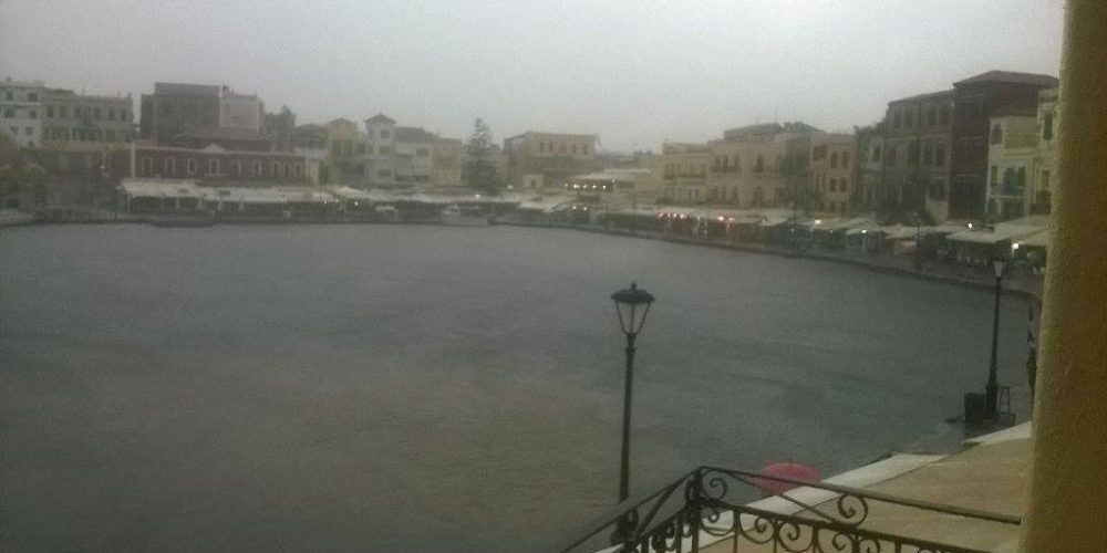 Βροχές στην Κρήτη προβλέπουν και σήμερα οι μετεωρολόγοι