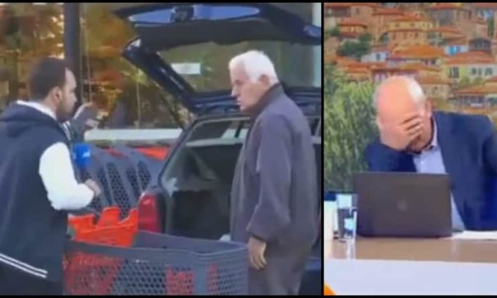 Έξαλλος παππούς με το καλάθι του νοικοκυριού σε live μετάδοση: «Αρχίδια καπαμά, καμία διαφορά» (video)