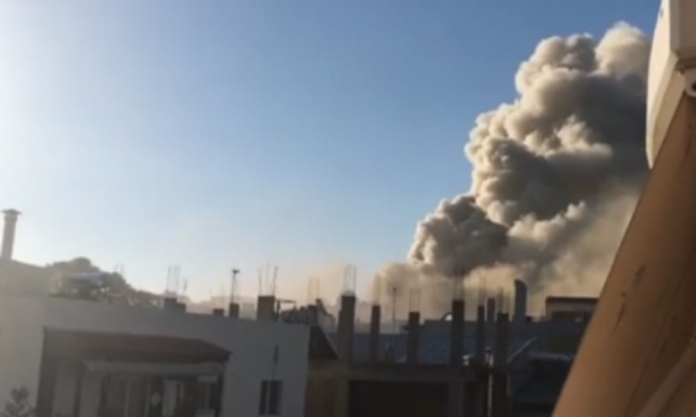 Μεγάλη φωτιά σε κτήρια του Πανεπιστημίου Κρήτης, κοντά στο Νοσοκομείο (Photos-Video)