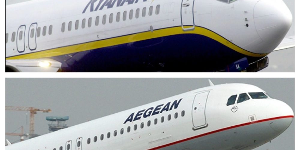Χανιά: Μετά την πρόταση της Ryanair: Εισιτήρια από 0 – 10 ευρώ και με Aegean!
