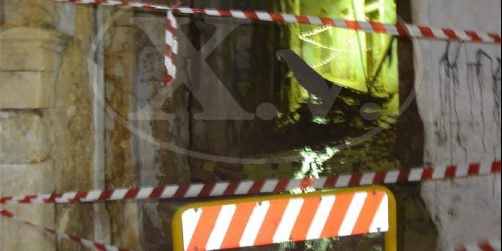 Χανιά: Κατέρρευσε εγκαταλειμμένο κτήριο στη Σπλάντζια