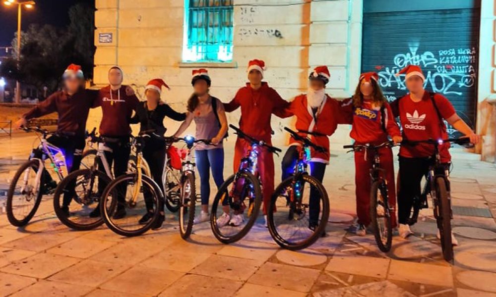 Χανιά: Έγινε το… Santa Bike Run - Ποδηλατάδα ντυμένοι Άι-Βασίληδες (video)
