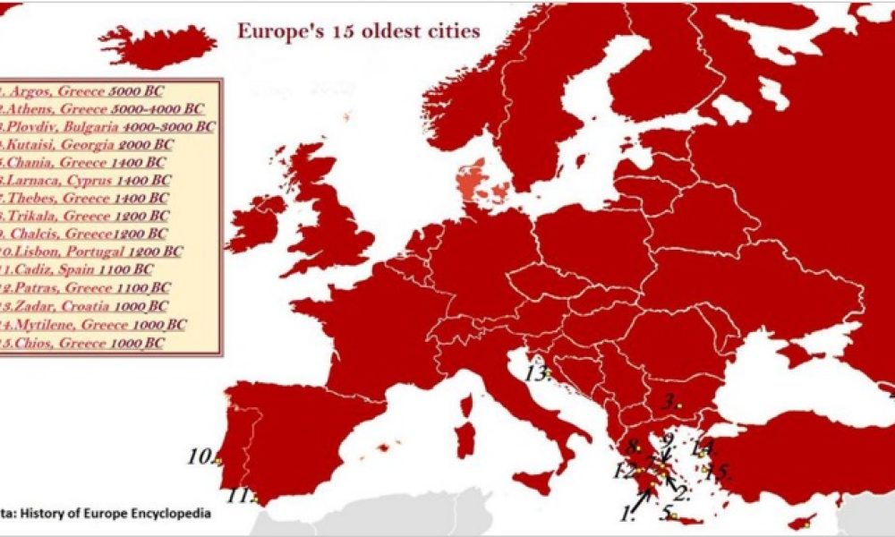 Τα Χανιά η 5η αρχαιότερη πόλη της Ευρώπης