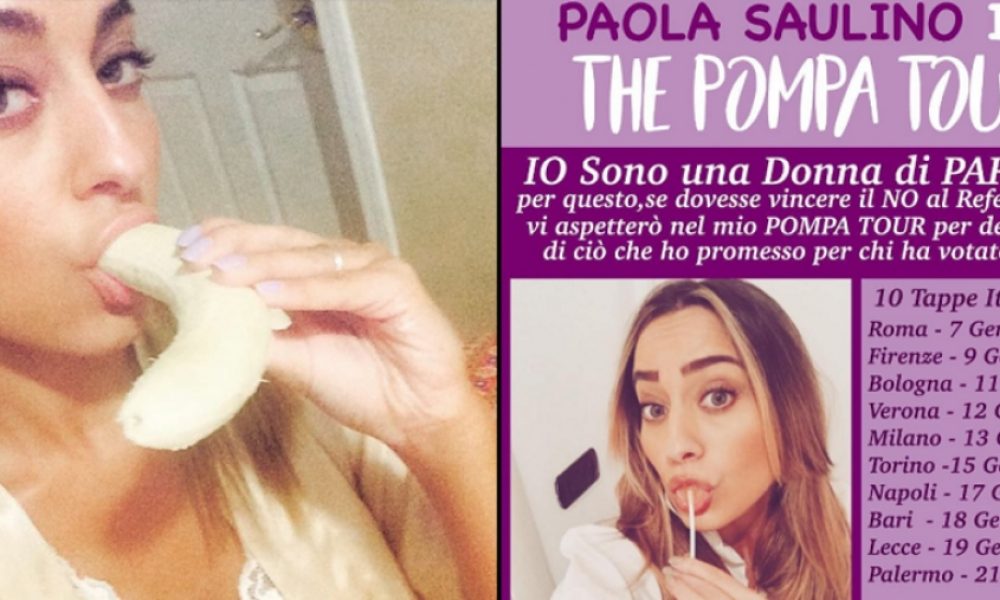 Μετά το «Όχι»: Ιταλίδα μοντέλο κρατάει την υπόσχεσή της και κάνει τουρνέ στοματικού σεξ