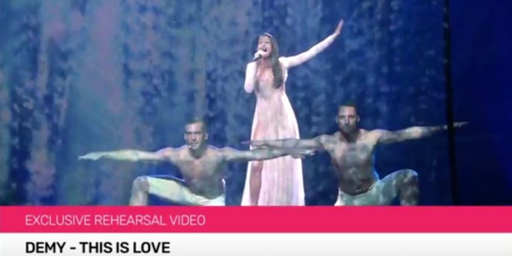 Eurovision 2017: Εντυπωσιακή η δεύτερη πρόβα της Demy με το This Is Love!
