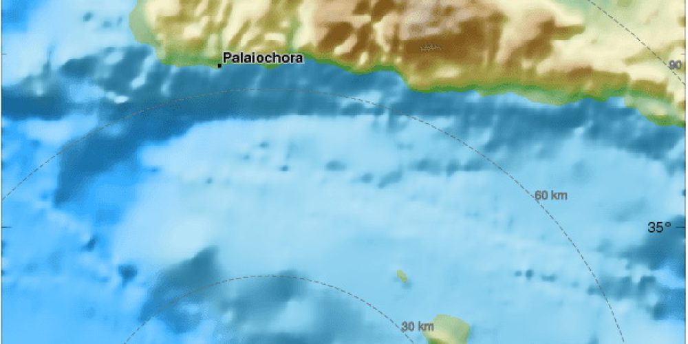 Σεισμός 4,4 Ρίχτερ κοντά στη Γαύδο – Έγινε αισθητός μέχρι τα Χανιά