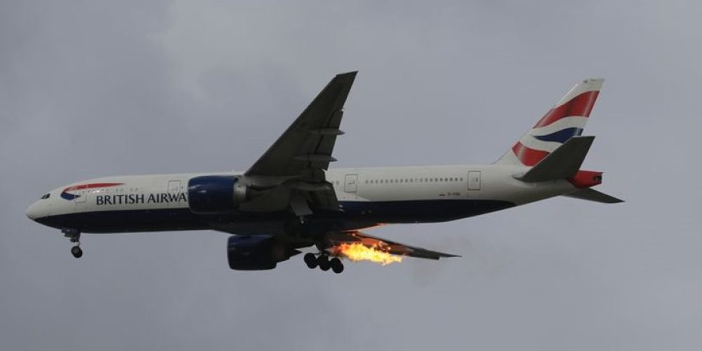 Τρόμος σε πτήση από Λονδίνο για Αθήνα: Στις φλόγες η μία μηχανή του αεροπλάνου