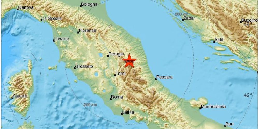 Νέος σεισμός 6,7 Ρίχτερ στην κεντρική Ιταλία