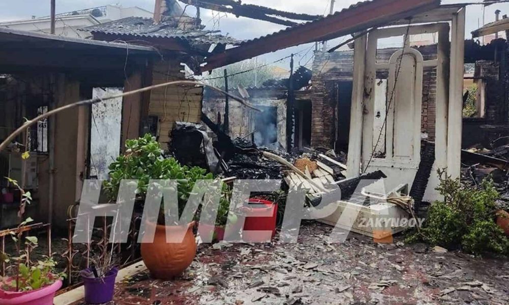 Τραγωδία: Δύο αδέρφια νεκρά από φωτιά σε λυόμενο σπίτι (φωτο)