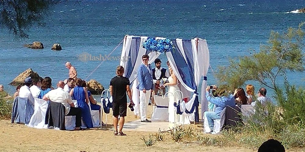 Σήμερα γάμος γίνεται σε… παραλία των Χανιών! (φωτο)