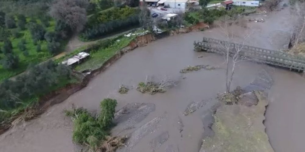 Οι τεράστιες καταστροφές στα Χανιά, από ψηλά – Δείτε το συγκλονιστικό βίντεο