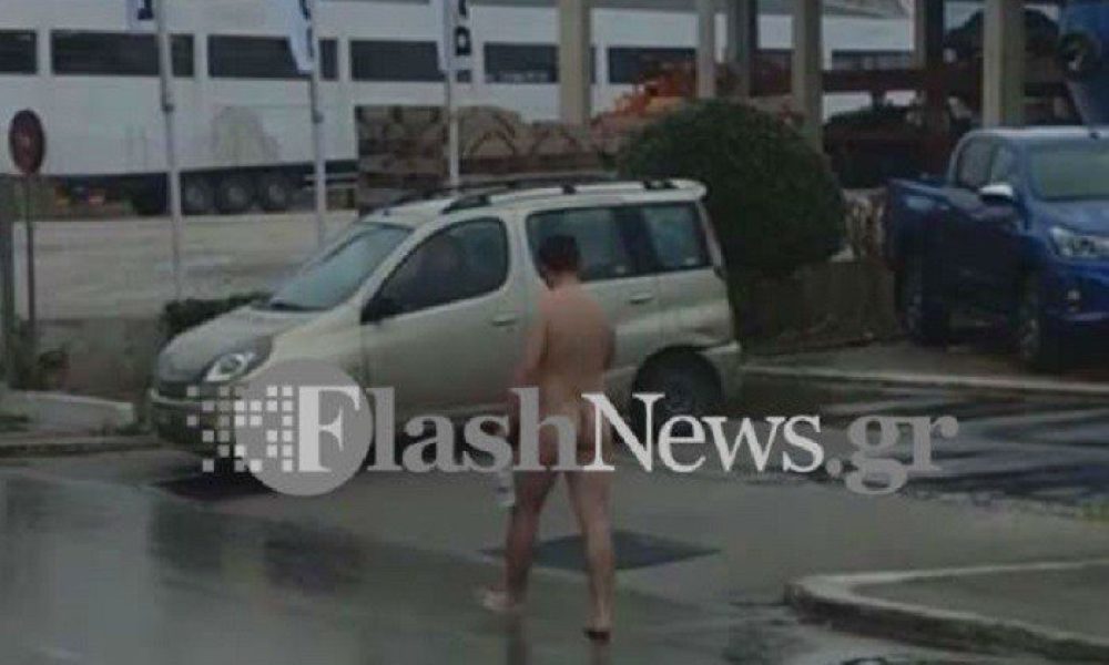 Χανιά: Άντρας περπατούσε γυμνός στη Λεωφόρο Σούδας (φωτο)