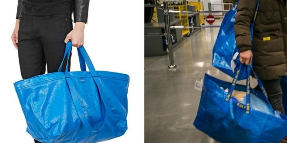 Ο Balenciaga αντέγραψε την τσάντα της ΙΚΕΑ και την πουλά για $2.000. Η IKEA απάντησε με τον καλύτερο τρόπο