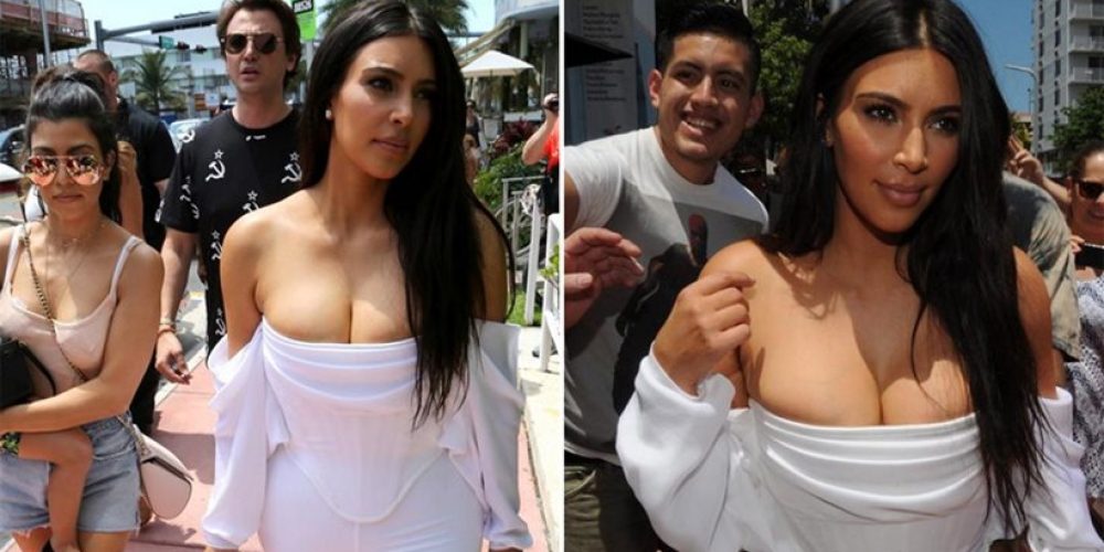 Φωτογραφία: Το… καταπιεσμένο στήθος της Kim Kardashian «φωνάζει» για ελευθερία!