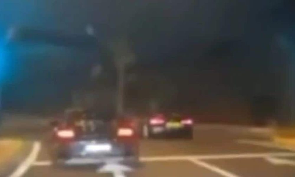 Mad Clip: Βίντεο ντοκουμέντο λίγο πριν από το τροχαίο -Η Porsche του τράπερ δίπλα στο Audi