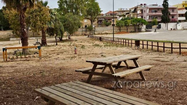 Χανιά: Ανοικτό για όλους το πρώην Στρατόπεδο Μαρκοπούλου: Παιδική χαρά, όργανα γυμναστικής, τραπέζια πικ νικ (φωτο)