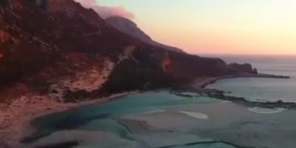 Χανιά: Μαγεύει το ηλιοβασίλεμα στον Μπάλο και την Άνοιξη (Video)