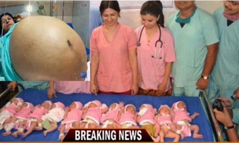 Απίστευτο: Γέννησε 11 μωρά με φυσιολογικό τοκετό!